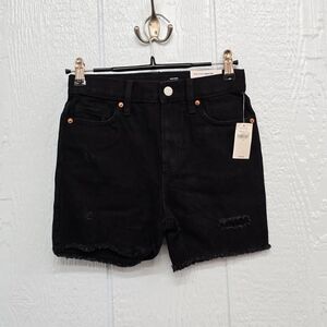 NWT Size 6 Old Navy Black Jean Shorts for Women